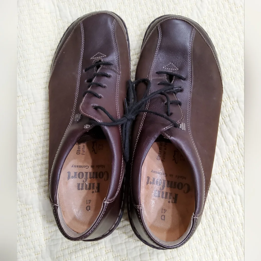 Finn Comfort Germany Hanoi Dark Brown Leather Size D41